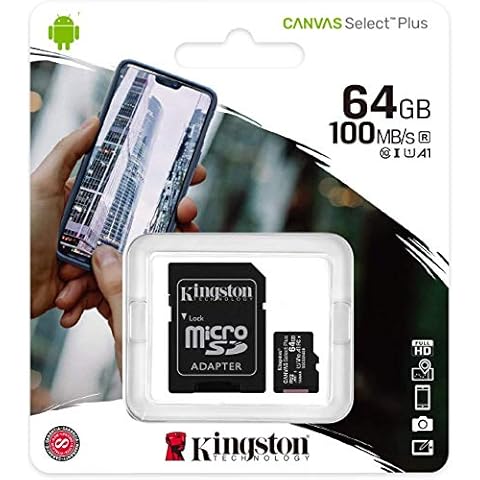 Genuine Kingston 64-GB Micro-SD Card for Samsung Galaxy S7 Edge Cover