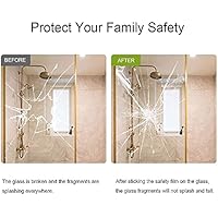 Amazon.com: 0.05mm Clear Window Security Film Adhesive Anti Shatter ...