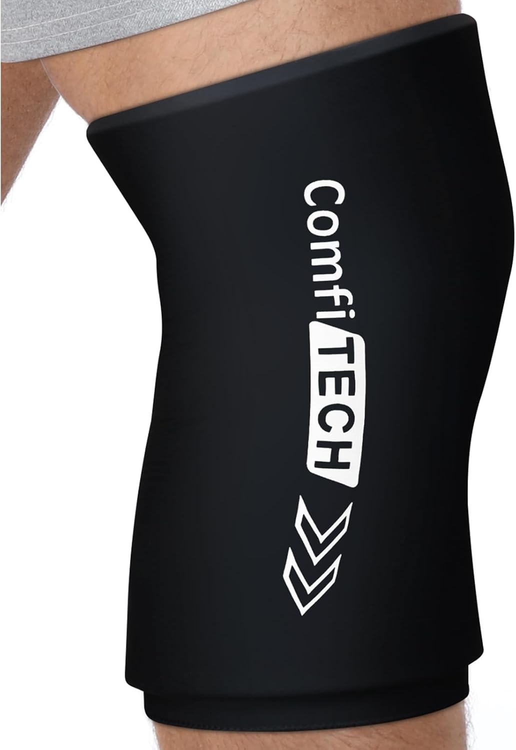 Comfitech Knee Ice Sleeve for Cooling Application, Flexible Cold Gel Pack Reusable, Medium, Two Packs