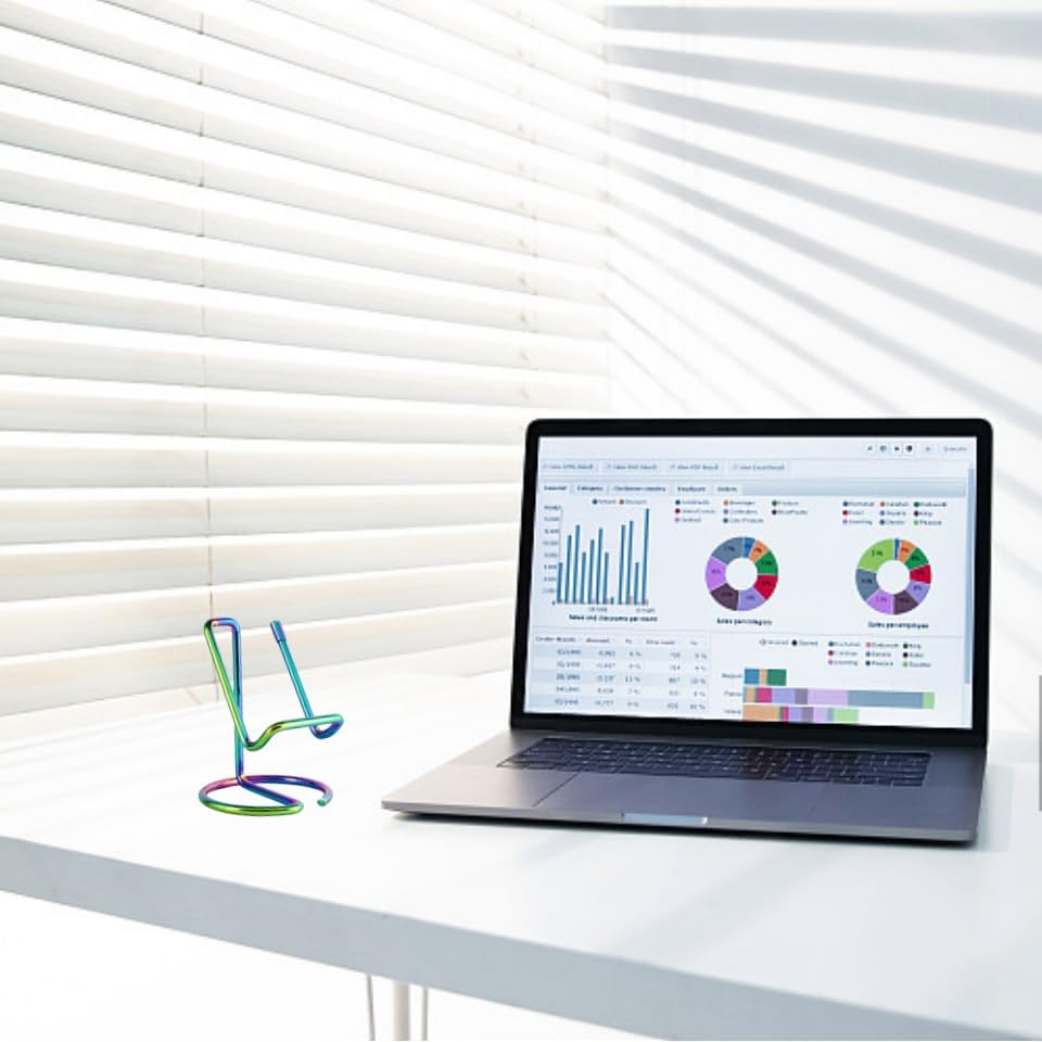 Miniatura 2 de Soporte para teléfono celular, soporte para tarjetas de visita para escritorio, oficina, soporte portátil para teléfono celular, compatible con