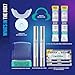 GuruNanda Professional Teeth Whitening Wireless Kit with LED Light & Whitening Pen, Helps Remove Surface Stains from Coffee, Food, Soda, 40 Treatments