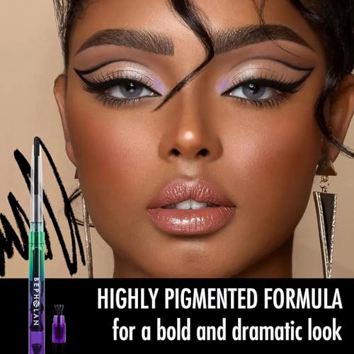 Bepholan Black Eyeliner Pencils,Waterproof Gel Eyeliner Pencil Black Waterline Eye Liner Pen For Women Waterproof Smudge Proof Long-Lasting thumb #1