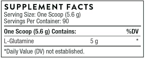 Miniatura 2 de THORNE - Polvo de L-glutamina - Polvo de glutamina para la salud gastrointestinal y la función inmunológica* - 17.8 Oz