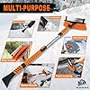 METOWARE 44'' Snow Brush and Ice Scrapers for Car Windshield, Extendable Snow Brush for Car with Ergonomic Foam Grip and 360° Pivoting Brush Head for Car SUV Truck #2