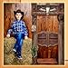 Western Party Decoration Saloon Doors 85 x 47 Inches Western Rustic Old Swinging Saloon Door Wild West Cowboy Party Decor Cardboard Cutout Standup with Glue Point 2026 VBS Decoration