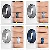 Bague en silicone pour hommes, alliances en silicone pour hommes, alliances en caoutchouc pour hommes, alliances en silicone pour hommes, 9, Silicone #3