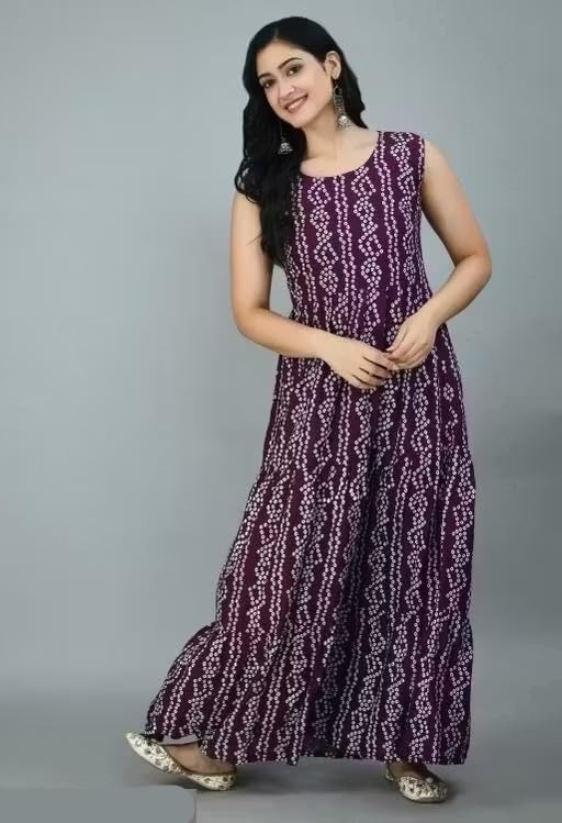Printed Sleeveless Women Kurti with Straight Fit Soft Drape for Daily Office Casual Outings and Festive Days-image-23