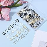 Ouligay 120PCS Metal Bra Strap Clips for Racerback, Bra Hooks Replacement, Adjustable Bra Strap Clips Sliderfor Slip Dress, Halter Swimsuit, 3 Styles, 2 Sizes (Black, White, Gold) - Image 6
