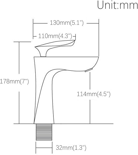 Miniatura 2 de Leekayer Grifo de lavabo de baño de una sola manija oro cromo blanco pintura cuerpo un agujero cubierta montaje lavabo doble acabado