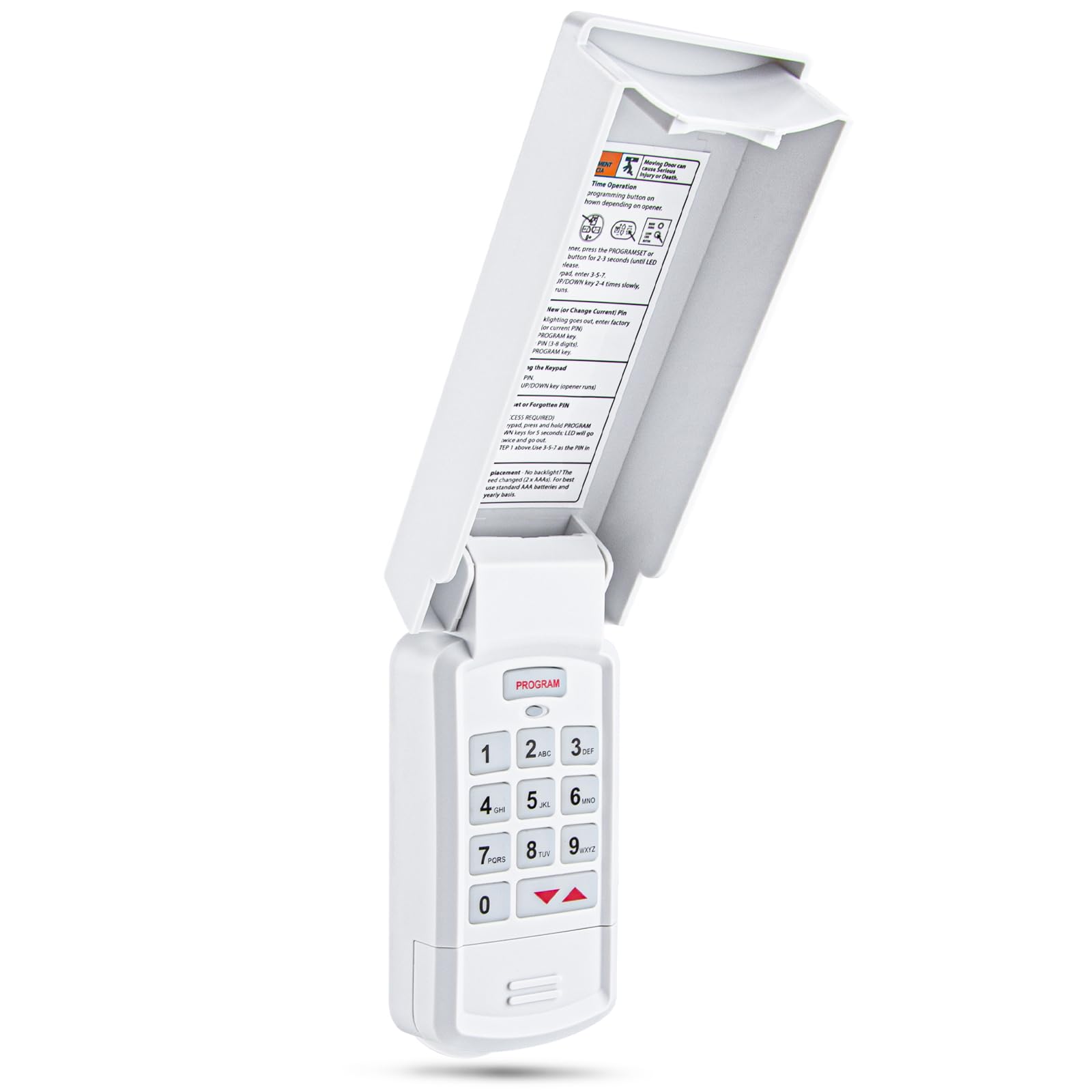 Universal Garage Door Opener Keypad,for Genie Overhead Liftmaster Chamberlain Craftsman Wayne Garage Door keypad 877MAX 377LM 877LM GK-R OKP-BX 37332R Garage Door keypad Opener