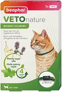BEAPHAR - Vetonature Bio Band Kat Penny Royal - Verzorgingsproduct OP Basis Van Natuurlijke Oliën - Frittiert in hygienischer Wirkung