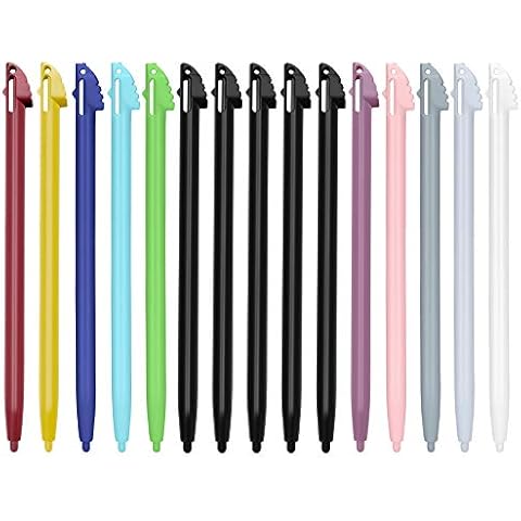Stylus Pen for Nintendo 3DS XL, 15Pcs Portable Plastic Touch Pen(11Colors) Cover