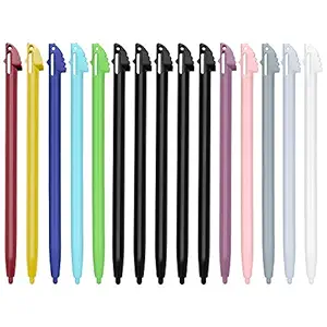 FNGWANGLI Plastic Styluses -15Pcs Portable Touch Stylus Pen Set Only for Nintendo 3DS XL/LL - 11Colors Available