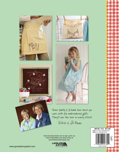 Oh-So-Sweet Embroidery: 15 Fun and Easy Projects for Family & Friends