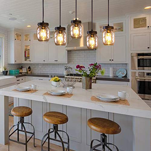 Wellmet Farmhouse Chandelier Glass Mason Buy Online In Faroe Islands At Desertcart