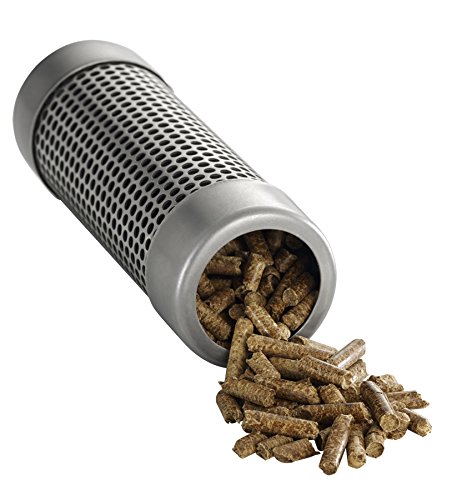 A-Maze-N AMNTS6PF Round Pellet Tube Smoker Prefilled with 100% Wood Apple BBQ Pellets, 6 Inch