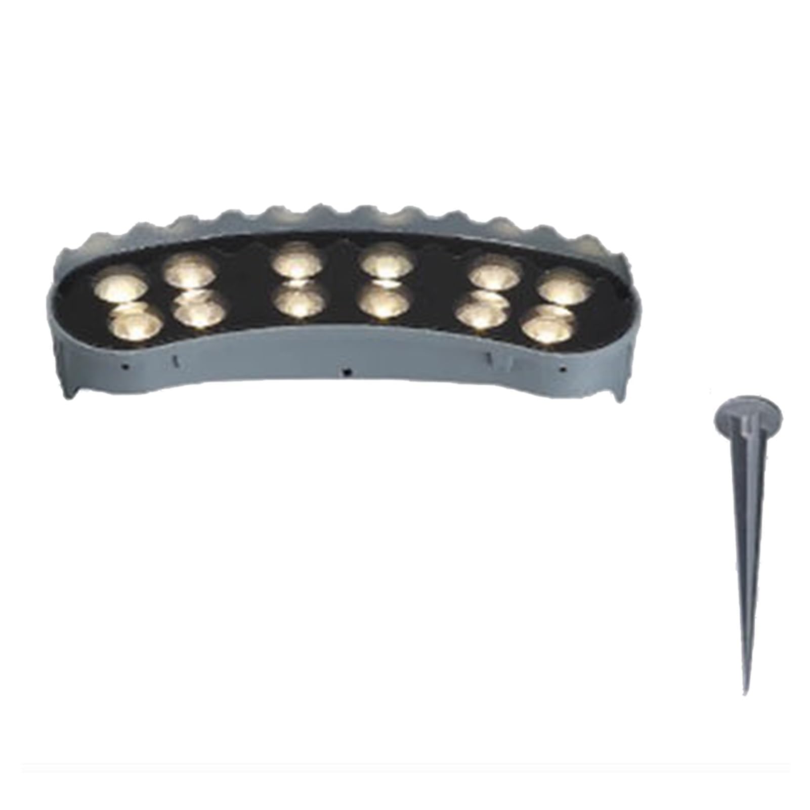 Zewnętrzne oświetlenie LED do drzewa, wodoszczelność IP65, 12 W, kolorowa lampa ogrodowa AC220V, niebieska (1 sztuka)