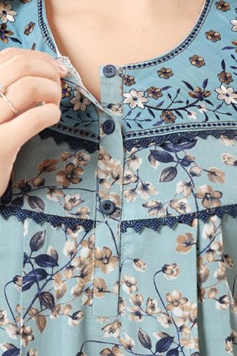 Image of Soulemo Women's Printed Alpine Nighty 1673