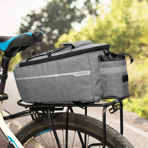 Lixada Insulated Bike Trunk Cooler Bag for Warm or Cold Item