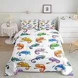 Manfei Cute Chameleon Comforter