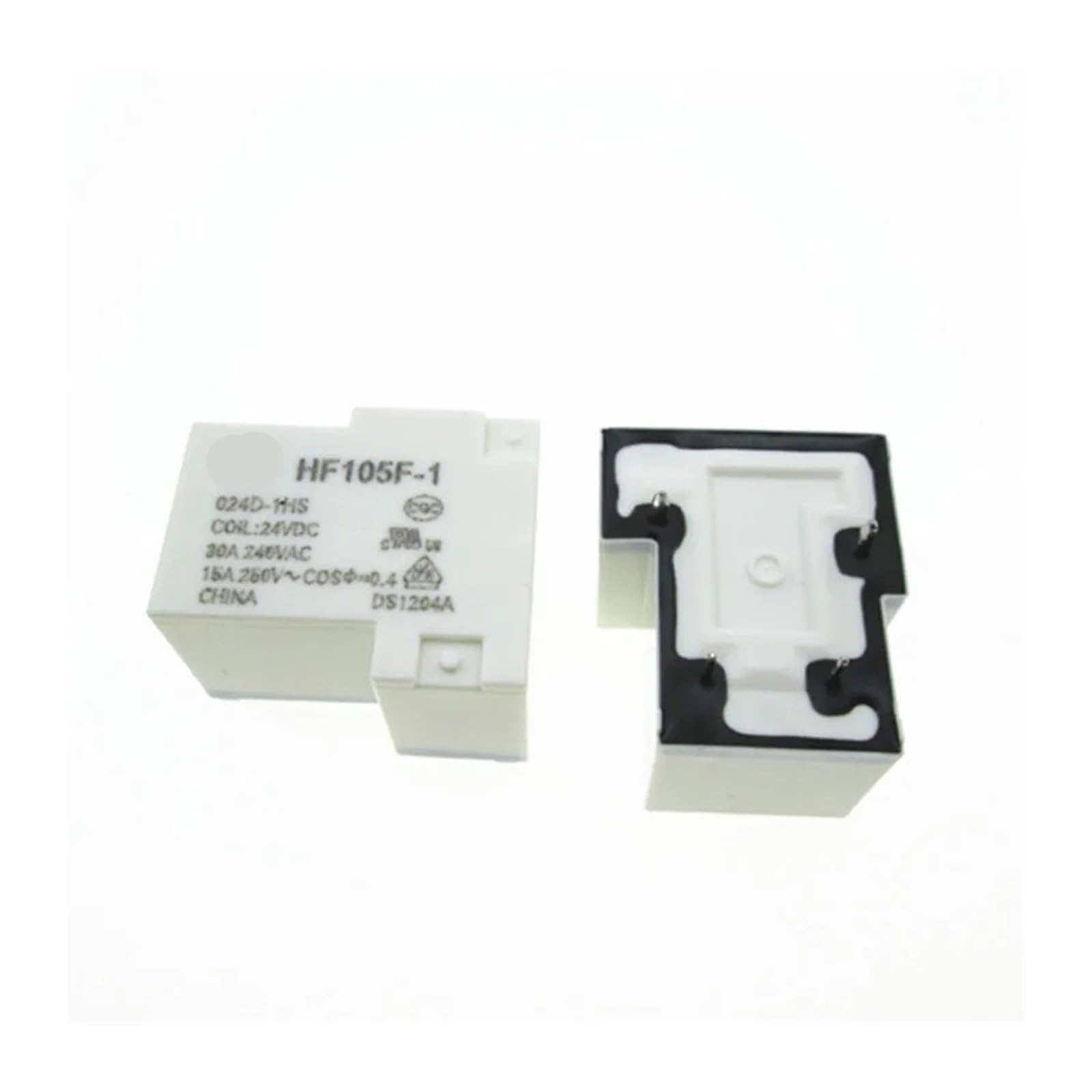 JQX-105F-1 024D-1ZS JQX-105F-1-024D-1ZS HF105F-1 024D-1ZS HF105F-1-024D-1ZS 24VDC DC24V 24V 20A 240VAC 5PIN