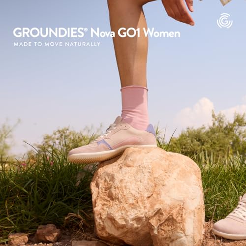 Image of GROUNDIES Nova GO1 Barefoot Shoes for Women - Versatile Sneakers for Women with Wide Toe Box, Microfiber Liner and Insole, and Flexible Outsole