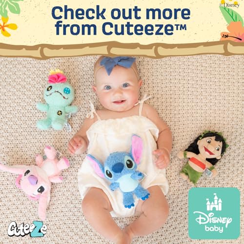 Image of Kids Preferred - Disney Baby Lilo & Stitch Scrump Plush Stuffed Animals, Multicolor, 12 inches