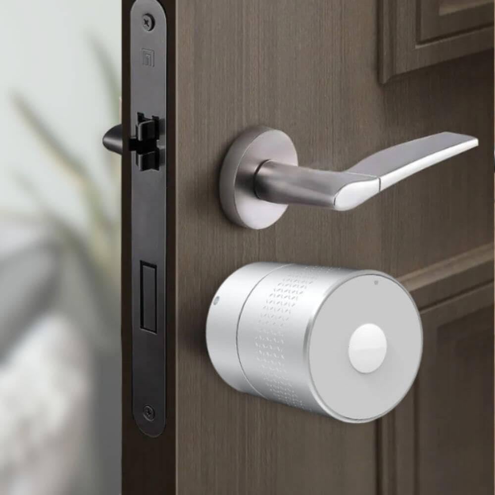 LOCKY-4 Smart Lock PRO Pack Serrure connectée, Codes, App Smartphone, Adaptable sur cylindre européen, Motorisée, Bluetooth