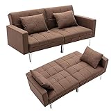 ❤️ Multifunktion: Der Rückenlehnenwinkel kann frei von 120 ° bis 180 ° eingestellt werden. Der Sitz kann Zusammengeklappt oder geöffnet werden, um ein herrliches Sitz- und Liegegefühl zu bieten.