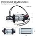 tekstap 15000LBS Hydraulic Winch,Steel Cable 0.4IN x 78FT,Gear Ratio:36/1,Hydraulic Motor:BMR80,Suitable for Vehicles with Hydraulic Stations, Off - Road Truck,Rescue Vehicles,Trailer,Fire Engines