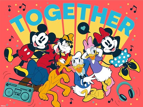 Ceaco 3701-7 5 In 1 Multipack - Disney - Mickey And Friends - (2) 300 Piece, (2) 500 Piece, (1) 750 Piece Jigsaw Puzzles thumb #3