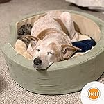 KH-Pet-Products-Thermo-Snuggly-Sleeper-Heated-Pet-Bed-Large-31-X-24-X-5-Inches-SageTan