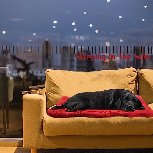 Yofang Outdoor Dog Bed, Roll Up Dog Beds | Packable Bed Large Medium And Small Pets, Waterproof Dog Bed To Travel | Hiking |Camping. Suitable For Cars |Sofa | Cages, Etc,Chili Red (Large) #TOP6