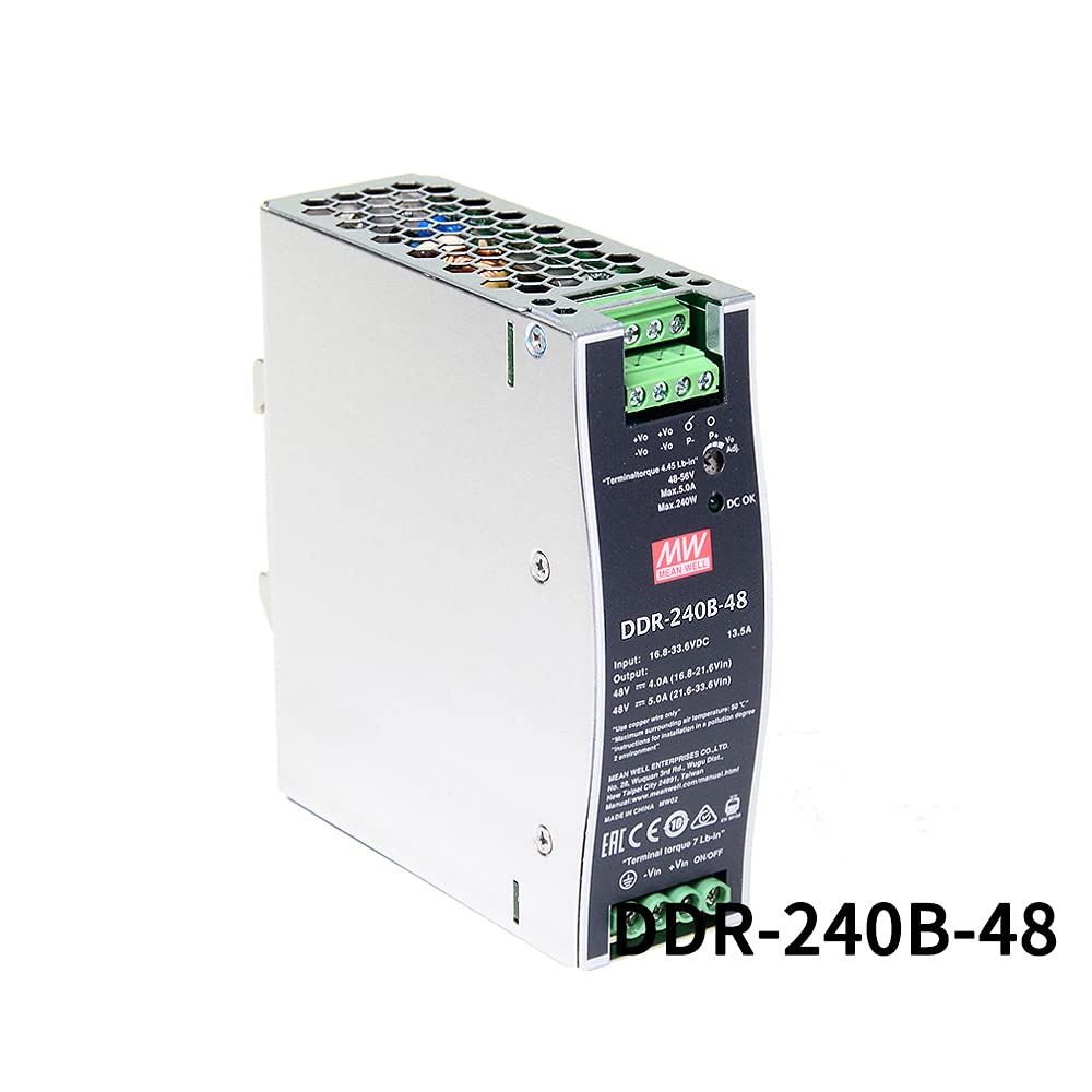 Amazon.com: Original MEAN WELL DDR Series 240W DIN Rail DC DC