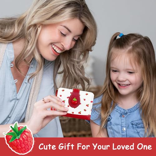 Image of Sunwel Fashion Girls Cutest Prints Wallet Card Slots Small Wallet with Zipper Coin Pouch Wallet for Women