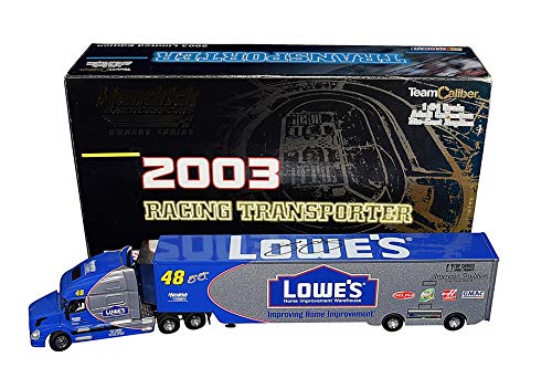 AUTOGRAPHED 2003 Jimmie Johnson #48 Lowes Team (Hendrick Motorsports) Winston Cup Series Vintage Sig