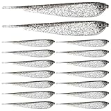 Acción de natación natural: los señuelos de pesca de simulación están diseñados para imitar el movimiento de natación natural de los peces vivos, atrayendo eficazmente a los peces depredadores para que ataquen, cebos de pesca falsos, cebos de pesca