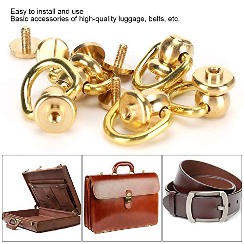 5 set di bottoni a vite per rivetti per chiodi in