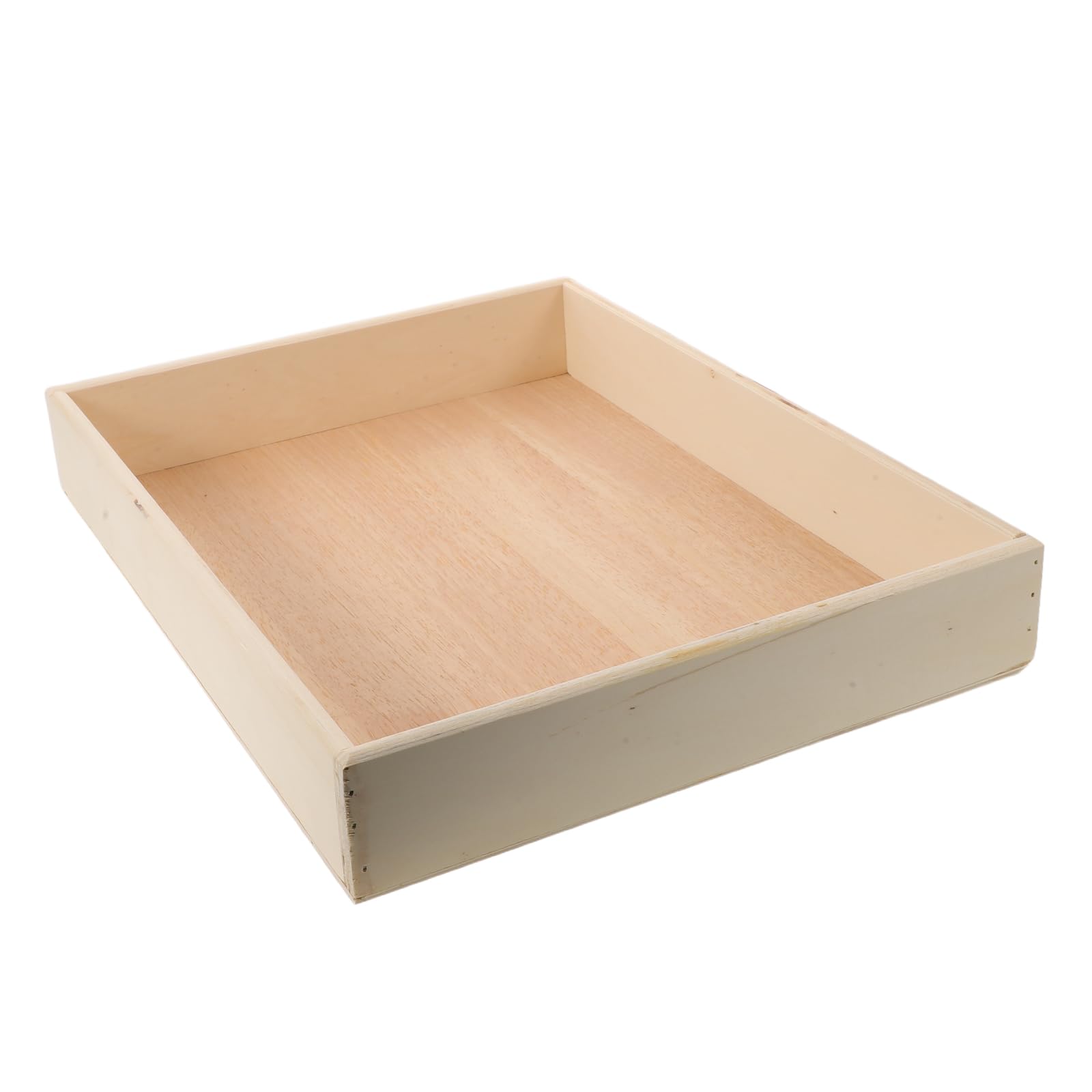 Luxshiny Bandeja de Arena de Madera 40x30x6 Cm para Jardín Zen Japonés, Mini Bandeja de Accesorios Montessori para Meditación y Decoración de Escritorio, Adecuado para Relajación