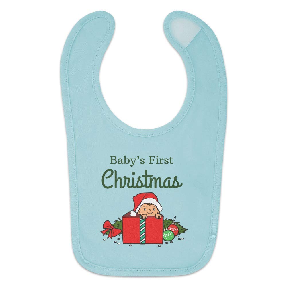 GRAPHICS & MORE Baby's First Christmas Baby Bib