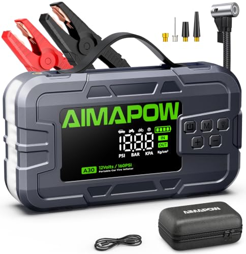 8000A Car Jump Starter with 160PSI