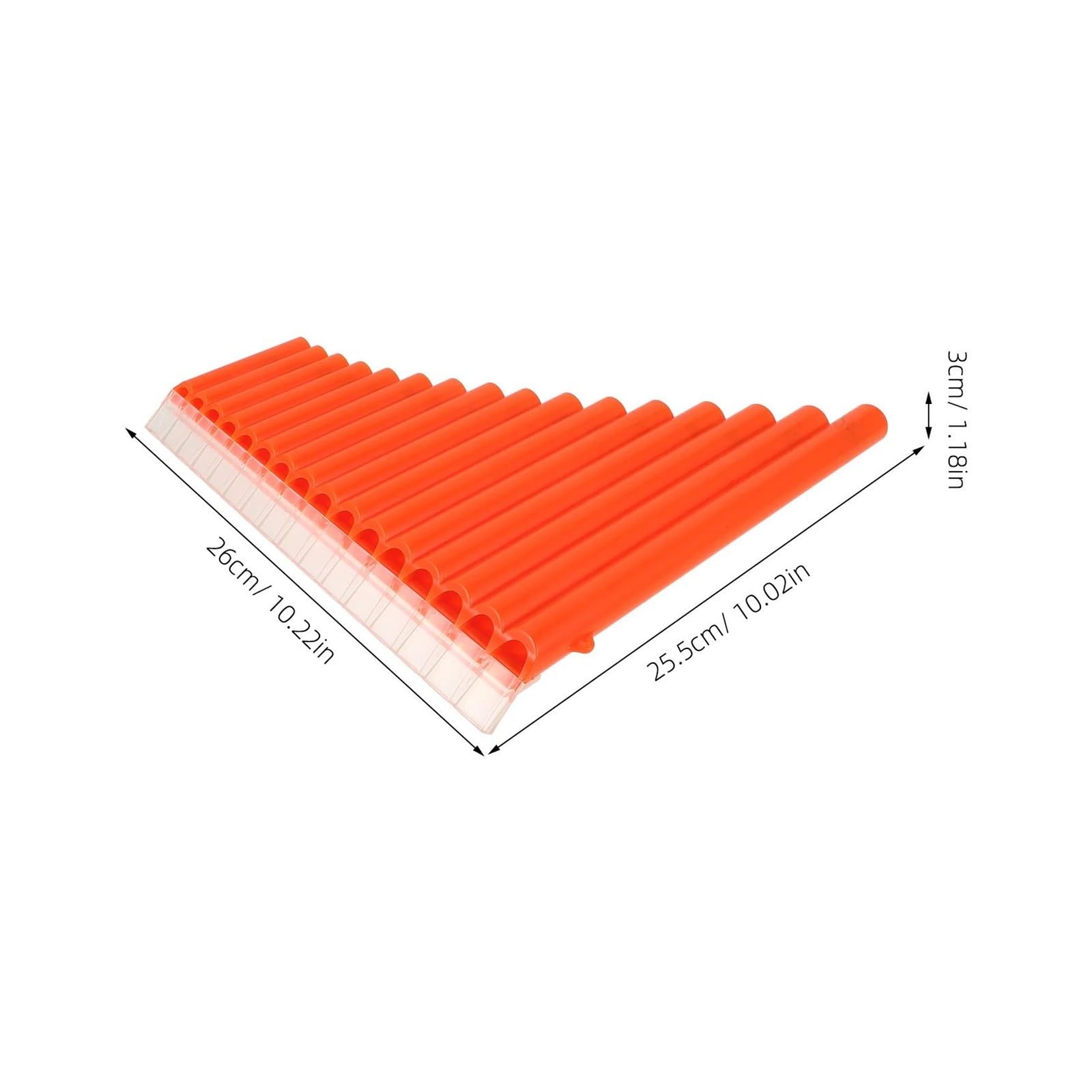 Zestaw Instrumentów Dętych Drewnianych Dla Początkujących Fletnia Pana Tonacja C Z Przenośną Pamięcią(Orange)