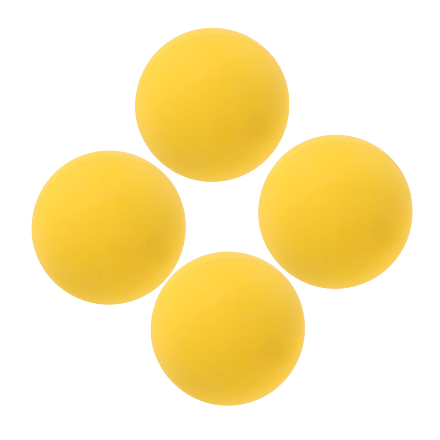 SUPVOX Highly Visible Bouncing Balls Racket Balls Boys and Girls Party Favors Yellow 4pcs Set