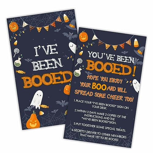 Jeu de fête d'Halloween avec 50 cartes A04 au design soigné pour des cadeaux réussis