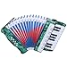 Professional Accordian for Kids Children, 17 Key 8 Bass Piano Accordion Educational Musical Instrument for Amateur Beginners Students