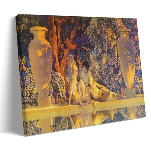 Affiche Maxfield Parrish Jardin D'allah pour décoration murale de salon