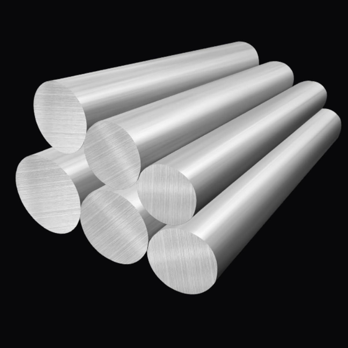 Tonde in Alluminio Piene Leggere saldabili durevoli per modellismo CNC Aeronautica automobilistica e lavorazioni Metalliche,40mmx500mm