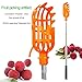 Produktbild Eillybird 145-450cm Obstpflücker mit Korb Teleskopstiel, Apfelpflücker Teleskopstangen Obstpflückwerkzeug, tragbare Aufnahmewerkzeuge Korb für Pfirsich-Mango-Jujube-Orangen