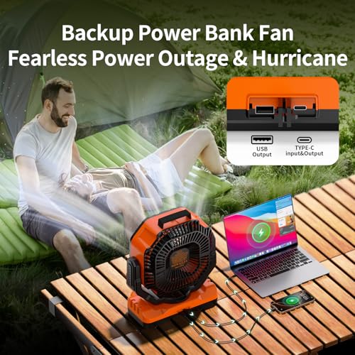 Portable Rechargeable Emergency Fan