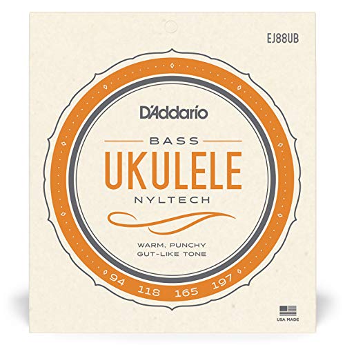 Image of D'Addario Bass Ukulele Strings, Nyltech, EJ88UB, 4-String Set, Pack of 1